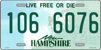 NH license plate 1066076