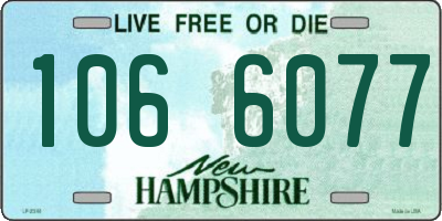 NH license plate 1066077