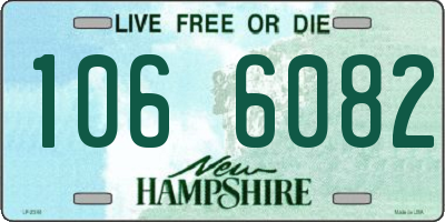 NH license plate 1066082