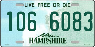 NH license plate 1066083