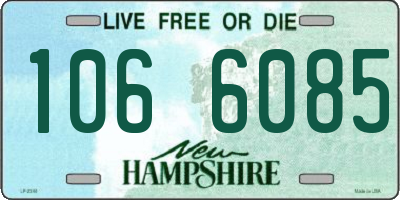 NH license plate 1066085