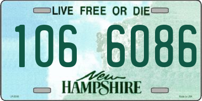 NH license plate 1066086