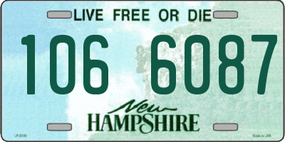 NH license plate 1066087