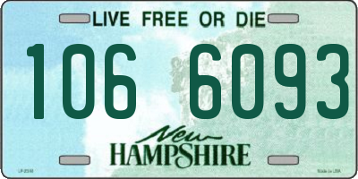 NH license plate 1066093