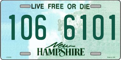 NH license plate 1066101
