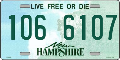 NH license plate 1066107