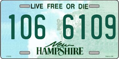 NH license plate 1066109