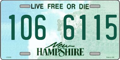 NH license plate 1066115