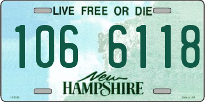 NH license plate 1066118
