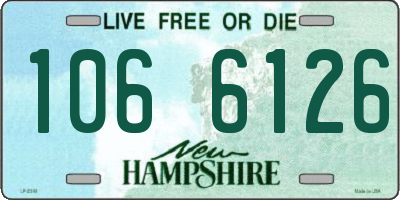 NH license plate 1066126