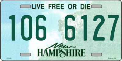 NH license plate 1066127