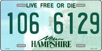 NH license plate 1066129