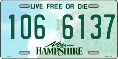 NH license plate 1066137