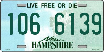 NH license plate 1066139