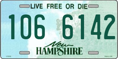 NH license plate 1066142