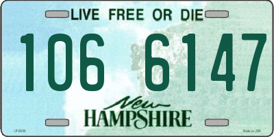 NH license plate 1066147
