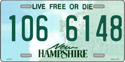 NH license plate 1066148