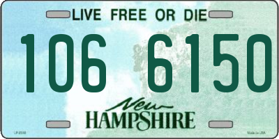 NH license plate 1066150