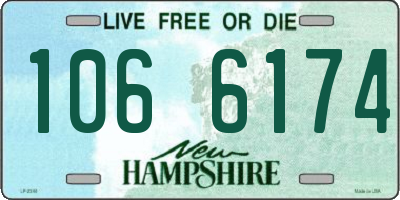 NH license plate 1066174