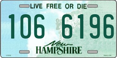 NH license plate 1066196