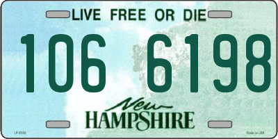 NH license plate 1066198