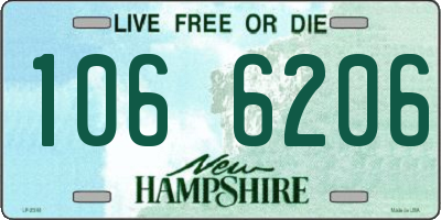 NH license plate 1066206