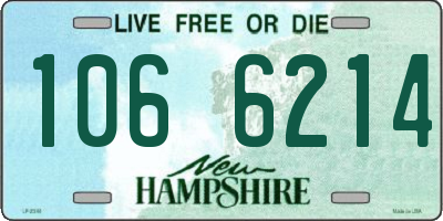 NH license plate 1066214