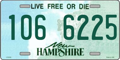 NH license plate 1066225