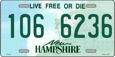 NH license plate 1066236