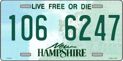 NH license plate 1066247