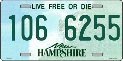 NH license plate 1066255