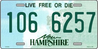NH license plate 1066257