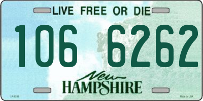 NH license plate 1066262