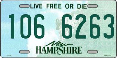 NH license plate 1066263