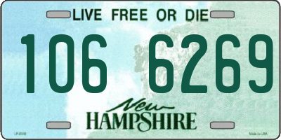 NH license plate 1066269