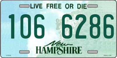 NH license plate 1066286