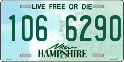 NH license plate 1066290