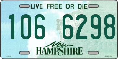 NH license plate 1066298