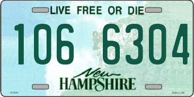 NH license plate 1066304