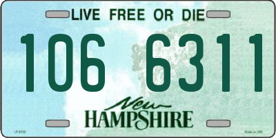 NH license plate 1066311
