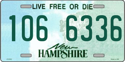 NH license plate 1066336