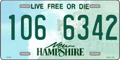 NH license plate 1066342