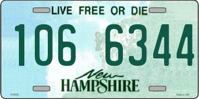 NH license plate 1066344