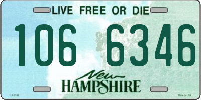 NH license plate 1066346