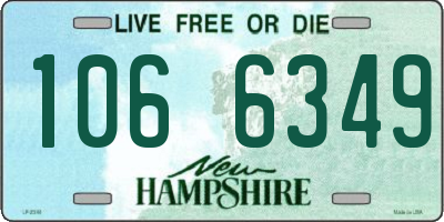 NH license plate 1066349
