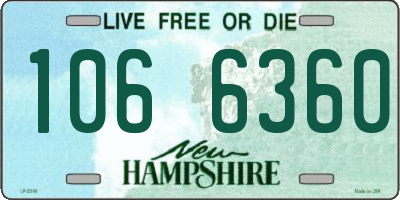NH license plate 1066360