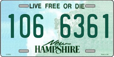 NH license plate 1066361