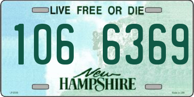 NH license plate 1066369