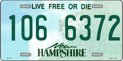 NH license plate 1066372