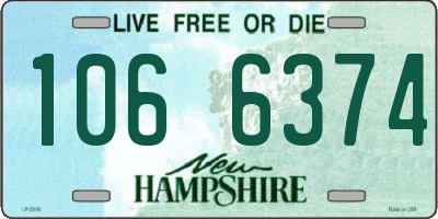 NH license plate 1066374